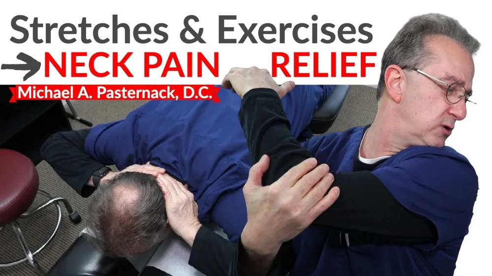 Neck Stretches & Simple Exercises For Neck Pain Relief [Demonstration]