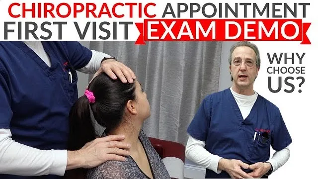 Chiropractic Appointment FIRST VISIT Exam Demonstration